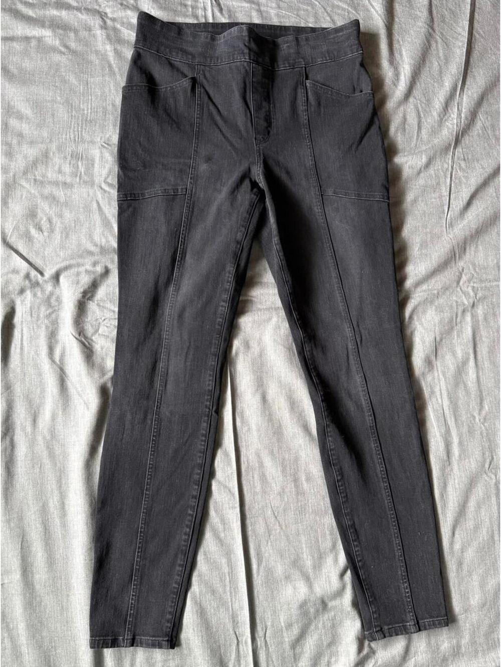 Duluth Trading Co Jeans Womens Size 10 Regular Black Denim Slim/Straight